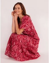 Load image into Gallery viewer, MINKPINK Mae Tiered Midi Dress - Plum Florals