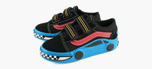 Load image into Gallery viewer, Vans Old Skool V Car - Black/Blue