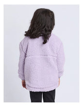 Load image into Gallery viewer, Eve Girl Cozy Quarter Zip Teddy - Lilac