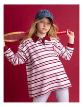Load image into Gallery viewer, Eve Girl Hailey Rugby Jumper - Pale Pink