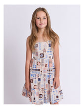 Load image into Gallery viewer, Eve Girl Holiday Frill Dress (8-14) - Print