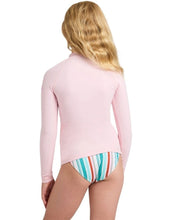Load image into Gallery viewer, Roxy Girls Heater UPF 50 Long Sleeve Rashguard - Rose Shadow