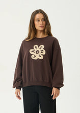 Load image into Gallery viewer, Afends Raven Crew Neck - Washed Coffee