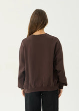 Load image into Gallery viewer, Afends Raven Crew Neck - Washed Coffee