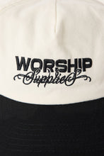 Load image into Gallery viewer, Worship Toll Free 5 Panel Hat - Coconut/Black