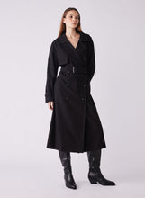 Load image into Gallery viewer, Esmaee Avenue Trench Coat - Black