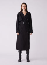 Load image into Gallery viewer, Esmaee Avenue Trench Coat - Black