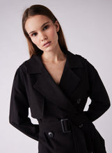 Load image into Gallery viewer, Esmaee Avenue Trench Coat - Black