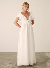 Load image into Gallery viewer, Esmaee Amalfi Maxi Dress - White