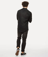 Load image into Gallery viewer, Industrie The Tennyson Linen Blend L/S Shirt - Black