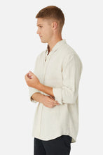Load image into Gallery viewer, Industrie The Tennyson Linen Shirt - Oatmeal