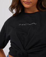 Load image into Gallery viewer, Silent Theory Logo Tee - Washed Black