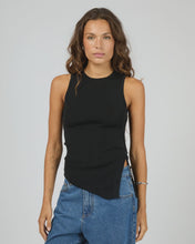 Load image into Gallery viewer, Silent Theory Button Down Knit Tank - Black
