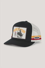 Load image into Gallery viewer, Ringers Western Live Rodeo Deep Fit Trucker Cap - Black/OffWhite