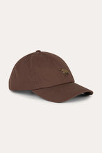 Load image into Gallery viewer, Ringers Western Hero Flexfit 110 Baseball Cap - Chocolate/Antique Brass