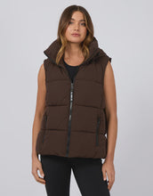 Load image into Gallery viewer, All About Eve Active Remi Luxe Puffer Vest - Brown
