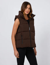 Load image into Gallery viewer, All About Eve Active Remi Luxe Puffer Vest - Brown