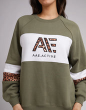 Load image into Gallery viewer, All About Eve Jordan Panelled Crew - Khaki