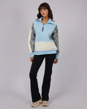 Load image into Gallery viewer, All About Eve Ski Lodge 1/4 Zip Sweater - Light Blue