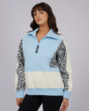 Load image into Gallery viewer, All About Eve Ski Lodge 1/4 Zip Sweater - Light Blue