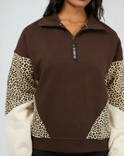 Load image into Gallery viewer, All About Eve Savannah 1/4 Zip - Brown