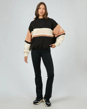 Load image into Gallery viewer, All About Eve Performance Slouch Panel Crew - Black