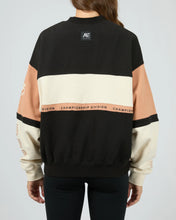 Load image into Gallery viewer, All About Eve Performance Slouch Panel Crew - Black