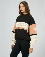 Load image into Gallery viewer, All About Eve Performance Slouch Panel Crew - Black