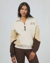 Load image into Gallery viewer, All About Eve Savannah Panel 1/4 Zip - Oat