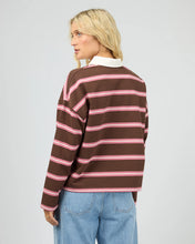 Load image into Gallery viewer, All About Eve Avery Rugby Top - Brown