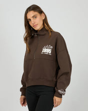 Load image into Gallery viewer, All About Eve EVE TEAM 1/4 Zip - Brown