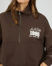 Load image into Gallery viewer, All About Eve EVE TEAM 1/4 Zip - Brown