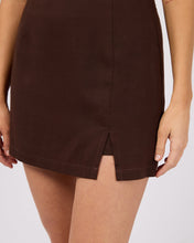 Load image into Gallery viewer, All About Eve Fern Linen Skort - Brown
