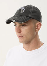 Load image into Gallery viewer, Afends Scorpius Recycled Six Panel Cap - Stone Black