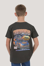 Load image into Gallery viewer, Ringers Western Ringers Racing Kids Boys T-Shirt - Charcoal
