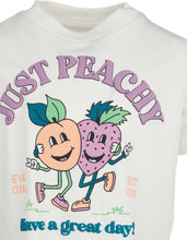 Load image into Gallery viewer, Eve Girl Just Peachy Tee (3-7) - Vintage White