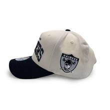Load image into Gallery viewer, Mitchell & Ness Team Arch 110 Raiders Hat - White Cream/Black