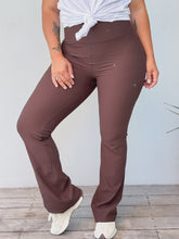 Load image into Gallery viewer, All About Eve Active Rib Flare Legging - Brown