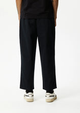 Load image into Gallery viewer, Afends Ninety Eights Recycled Elastic Waist Pant - Black