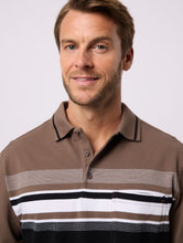 Load image into Gallery viewer, Breakaway Kiernan Cotton Pique Polo - Bracken