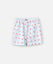 Load image into Gallery viewer, Indie Kids The Positano Swim Trunk - Off White Orange