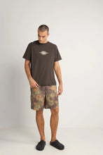 Load image into Gallery viewer, Rhythm Flame Printed Shirt Sleeve T-Shirt - Black