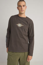 Load image into Gallery viewer, Rhythm Flame Printed Vintage L/S T-Shirt - Black