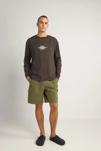 Load image into Gallery viewer, Rhythm Flame Printed Vintage L/S T-Shirt - Black