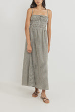 Load image into Gallery viewer, Rhythm Antibes Plaid Midi Dress