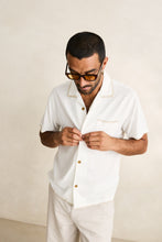 Load image into Gallery viewer, Rhythm Linen Whip Stitch Shirt - Vintage White