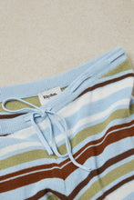 Load image into Gallery viewer, Rhythm Frankie Stripe Knit Short - Marine Green