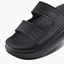 Load image into Gallery viewer, Reef Cushion Bondi 2 Bar Womens Sandal - Black