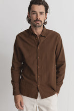 Load image into Gallery viewer, Rhythm Men's Classic Linen L/S Shirt - Chocolate