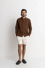 Load image into Gallery viewer, Rhythm Men's Classic Linen L/S Shirt - Chocolate